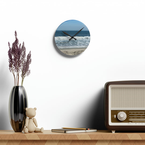 Ocean Acrylic Wall Clock