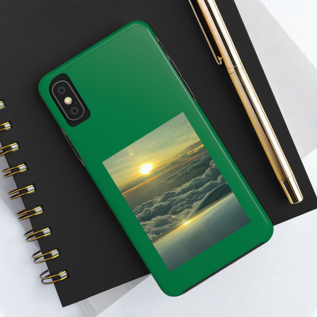 Green Sunset IPhone Cases, Case-Mate