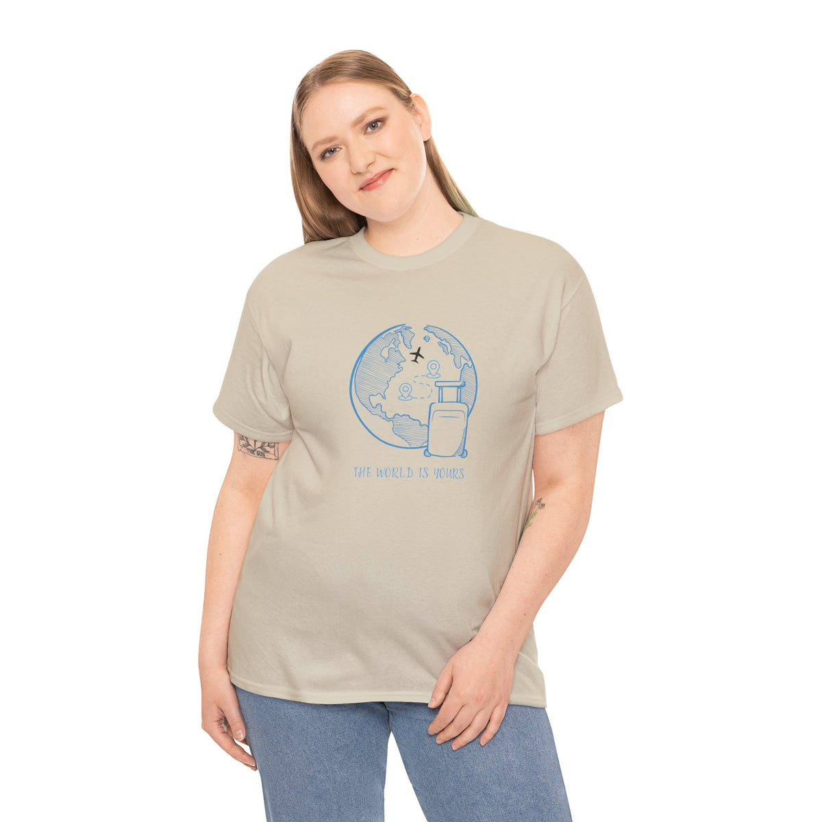 Globe Unisex Heavy Cotton Tee
