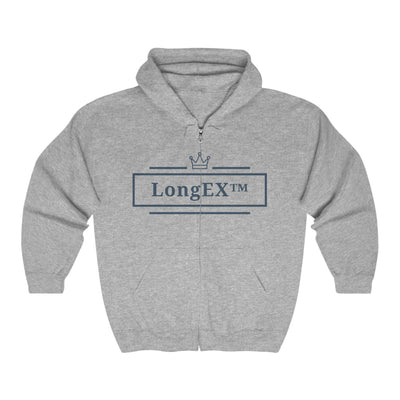 LongEX™ Unisex Heavy Blend™ Full Zip Hooded Sweatshirt