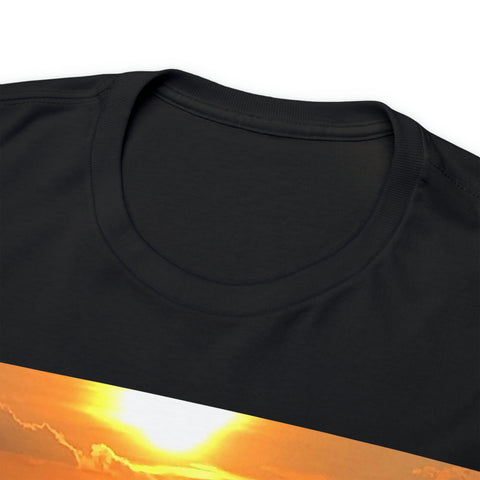 Fishing at Sunset Unisex Heavy Cotton Tee