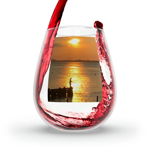 Fisherman Stemless Wine Glass, 11.75oz