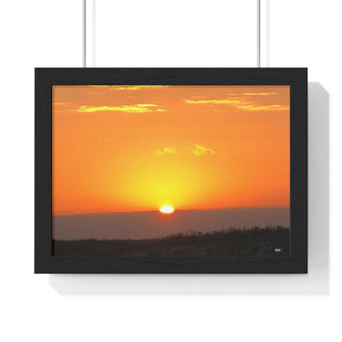 Sunset Premium Framed Horizontal Poster