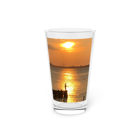 Fisherman Pint Glass, 16oz