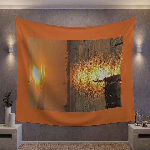 Fisherman Printed Wall Tapestry