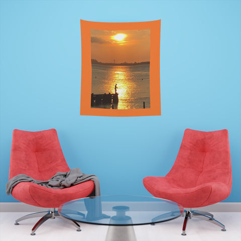 Fisherman Printed Wall Tapestry