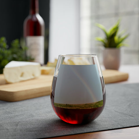 Rainbow Stemless Wine Glass, 11.75oz