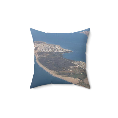 Bridge Polyester Square Pillow