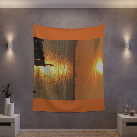 Fisherman Printed Wall Tapestry