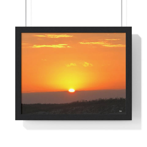 Sunset Premium Framed Horizontal Poster