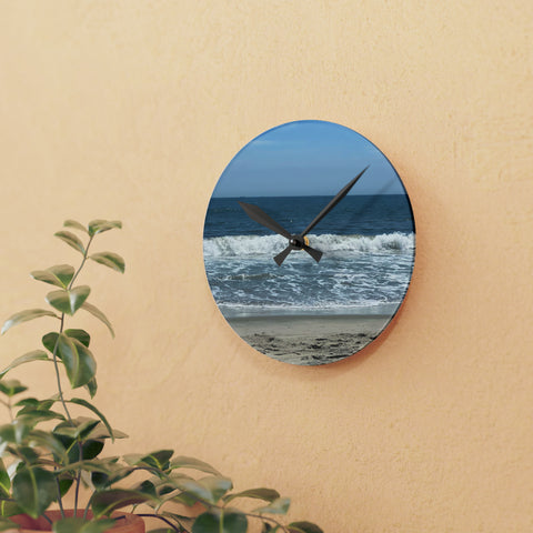 Ocean Acrylic Wall Clock