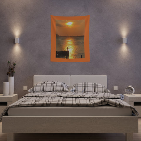 Fisherman Printed Wall Tapestry