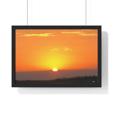 Sunset Premium Framed Horizontal Poster