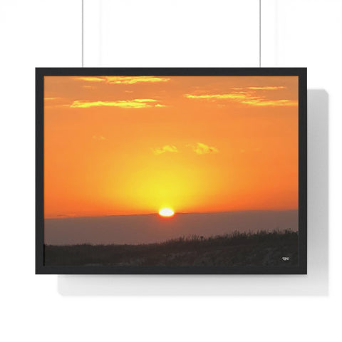 Sunset Premium Framed Horizontal Poster