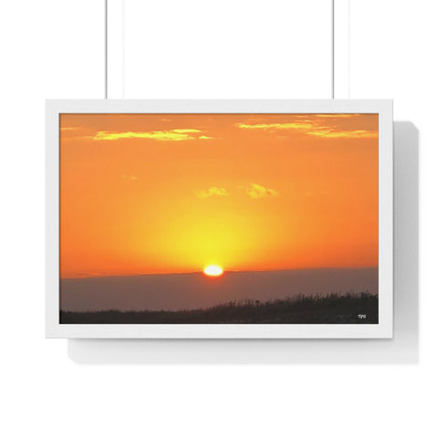 Sunset Premium Framed Horizontal Poster