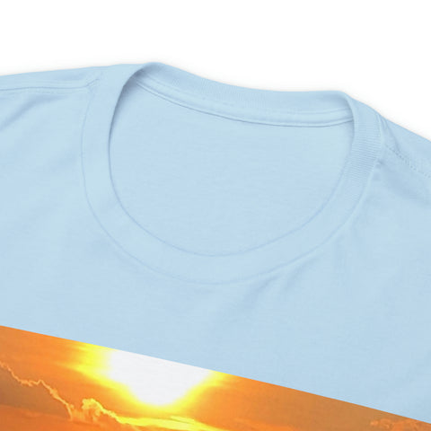 Fishing at Sunset Unisex Heavy Cotton Tee