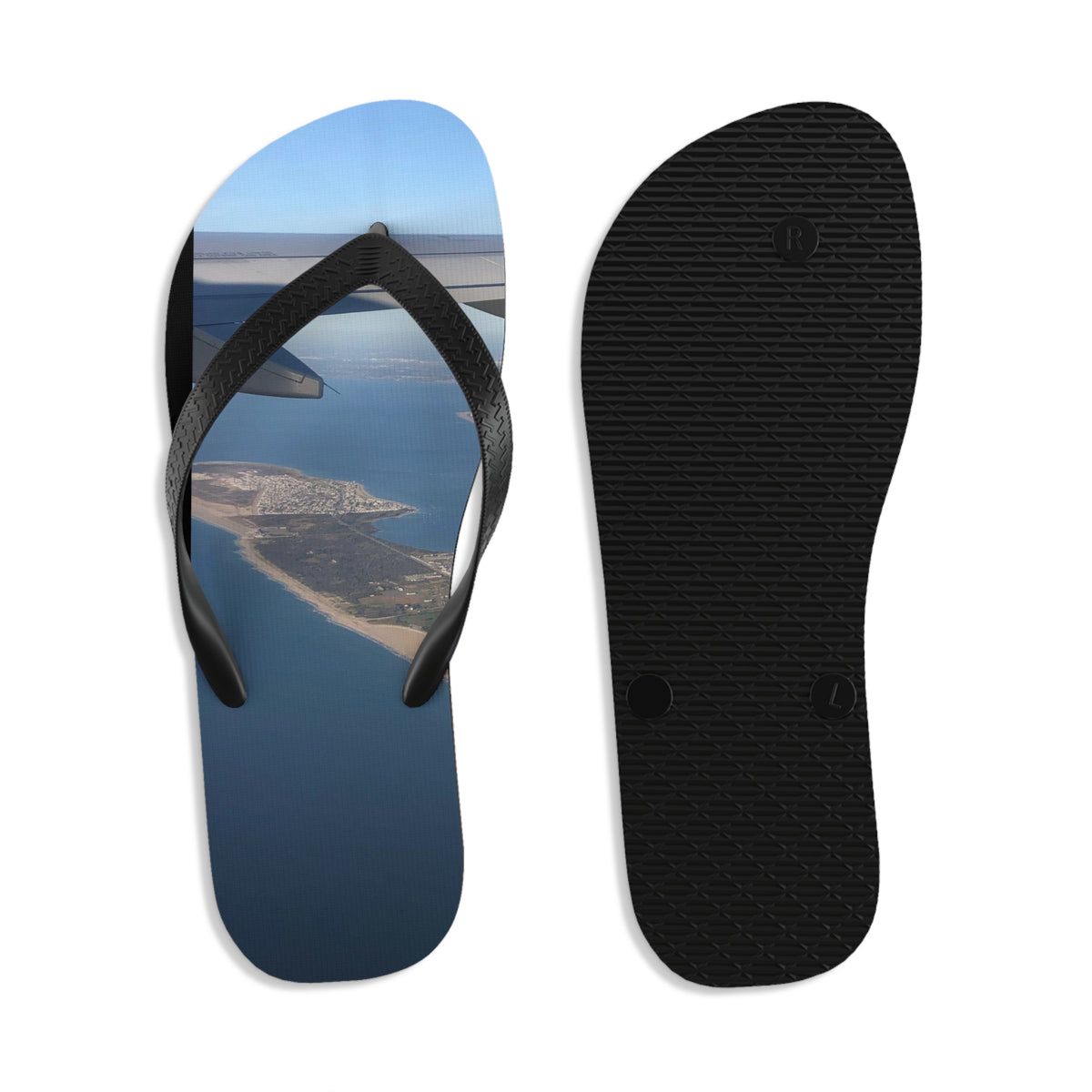 Airplane View Flip-Flops