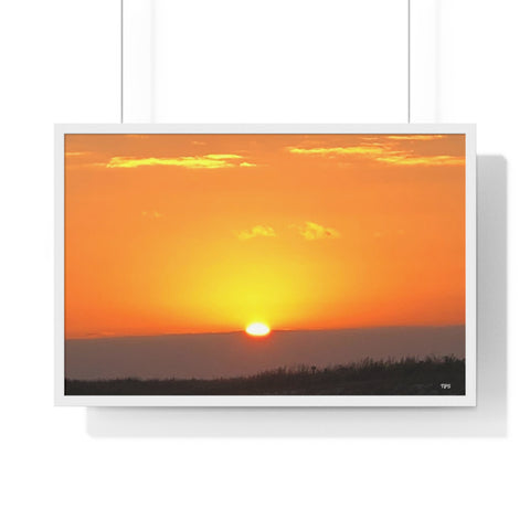 Sunset Premium Framed Horizontal Poster