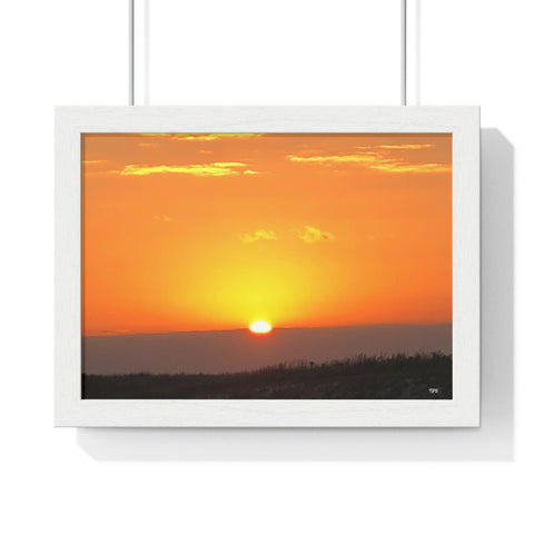 Sunset Premium Framed Horizontal Poster