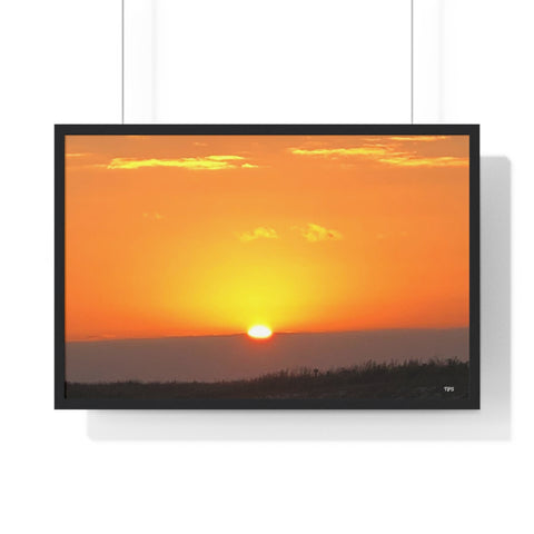 Sunset Premium Framed Horizontal Poster