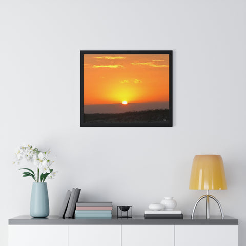 Sunset Premium Framed Horizontal Poster