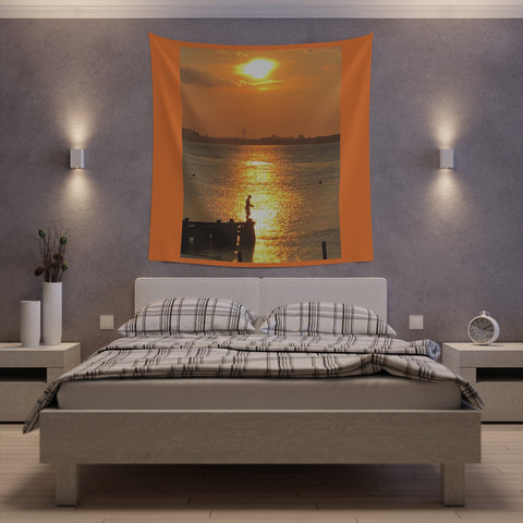 Fisherman Printed Wall Tapestry