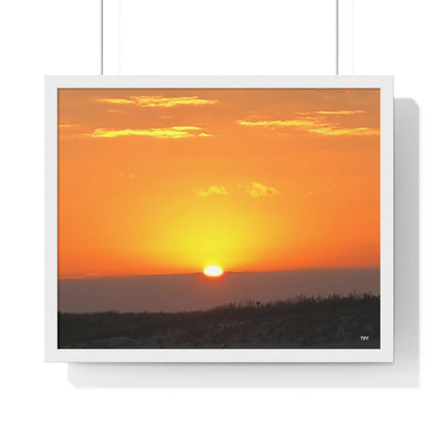 Sunset Premium Framed Horizontal Poster