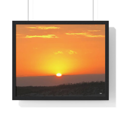 Sunset Premium Framed Horizontal Poster