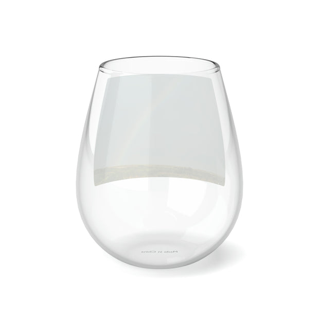 Rainbow Stemless Wine Glass, 11.75oz