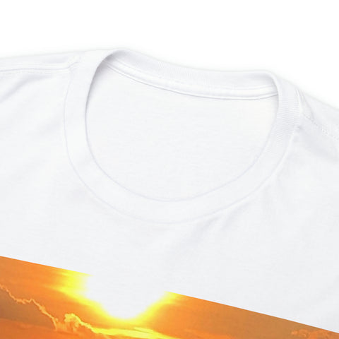 Fishing at Sunset Unisex Heavy Cotton Tee