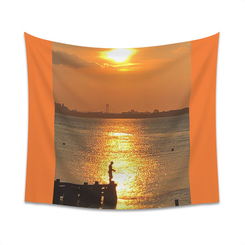 Fisherman Printed Wall Tapestry