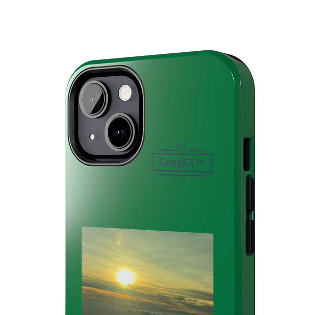 Green Sunset IPhone Cases, Case-Mate