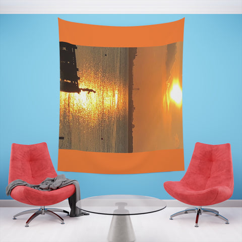 Fisherman Printed Wall Tapestry