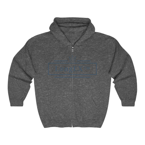 LongEX™ Unisex Heavy Blend™ Full Zip Hooded Sweatshirt